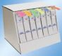 Dispenser Holds Change Set IV Labels Cardboard 7 x 10-1/4 x 8-1/2 White 1 per Each