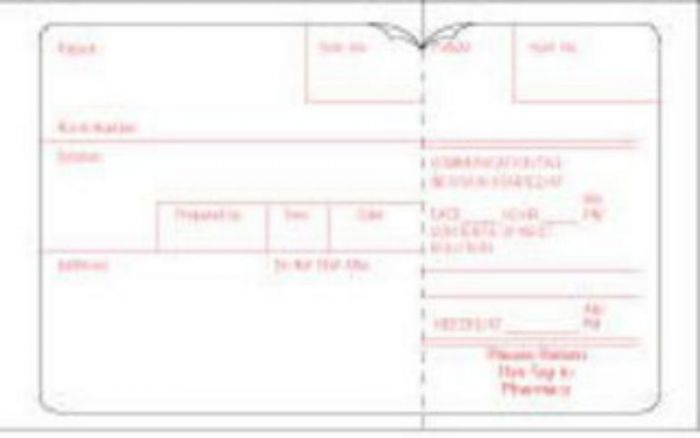 Label Paper Permanent Patient: Soln. 3" Core 4" x 2 1/2", White, 500 per Roll