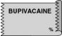 Anesthesia Tape (Removable) Bupivacaine % 1/2" x 500" - 333 Imprints - Gray - 500 Inches per Roll