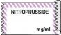 Anesthesia Tape (Removable) Nitroprusside mg/ml 1/2" x 500" - 333 Imprints - White with Violet - 500 Inches per Roll