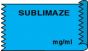 Anesthesia Tape (Removable) Sublimaze mg/ml 1/2" x 500" - 333 Imprints - Blue - 500 Inches per Roll