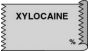 Anesthesia Tape (Removable) Xylocaine % 1/2" x 500" - 333 Imprints - Gray - 500 Inches per Roll