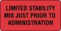 Communication Label (Paper, Permanent) Limited Stability 1 5/8" x 7/8" Fluorescent Red - 1000 per Roll