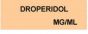 Anesthesia Tape (Removable) Droperidol mg/ml 1/2" x 500" - 333 Imprints - Salmon - 500 Inches per Roll