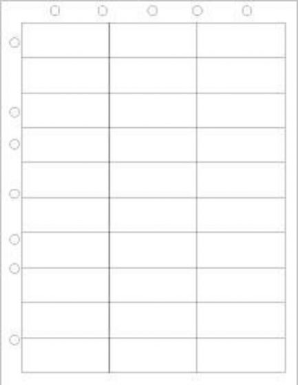 Chart Labels Laser 2 1/2x1 White - 4 Pks of 250 per Case