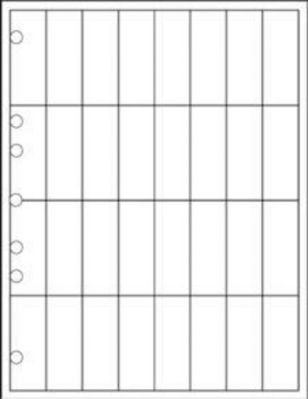 Chart Labels Laser Landscape, Premium, with Holes 2 5/8"x1 White - 32 Labels per Sheet, 4 Pks of 250 Sheets per Case