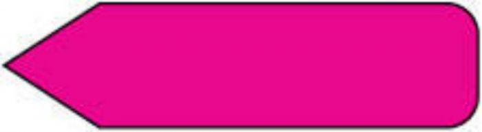 Spee-D-Point™ Flags & Tags Mini Solid Hot Pink Removable 5/16" x 1-3/16", 300 per Pack