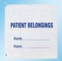 Patient Belongings Bag Drawstring White Plastic 20" x 20" X 4", 250 per Case