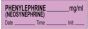 Anesthesia Tape with Date, Time & Initial (Removable) Phenylephrine 1/2" x 500" - 333 Imprints - Violet - 500 Inches per Roll