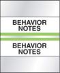 Chart Tab Paper Behavior Notes 1 1/4" x 1 1/2" Light Green 100 per Package