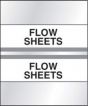 Chart Tab Paper Flow Sheets Flow 1 1/2" x 1 1/4" Gray 100 per Package