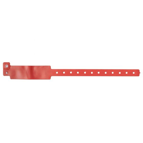 Veri-Color® Insert Wristband Vinyl 1" x 10" Adult/Pediatric Red, 250 per Box