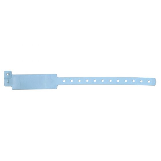 Veri-Color® Insert Wristband Vinyl 1" x 10" Adult/Pediatric Light Blue, 250 per Box