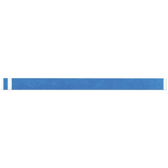 Short Stay® Write-On Tyvek® Wristband 3/4" x 10" Adult/Pediatric Blue, 1000 per Box