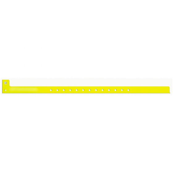 Sentry® SuperBand® Write-On Wristband Poly Clasp Closure 1/2" x 10" Adult/Pediatric Yellow, 500 per Box