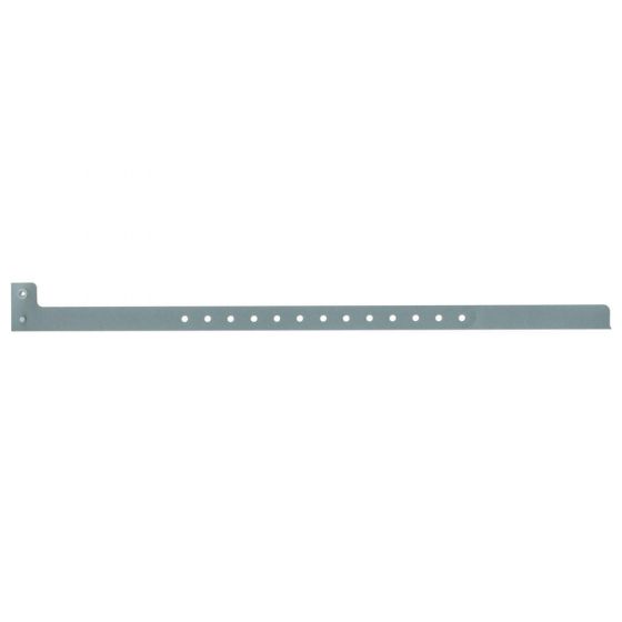 Sentry® SuperBand® Write-On Wristband Poly Clasp Closure 1/2" x 10" Adult/Pediatric Gray, 500 per Box