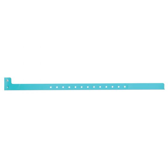 Sentry® SuperBand® Write-On Wristband Poly Clasp Closure 1/2" x 10" Adult/Pediatric Aqua, 500 per Box