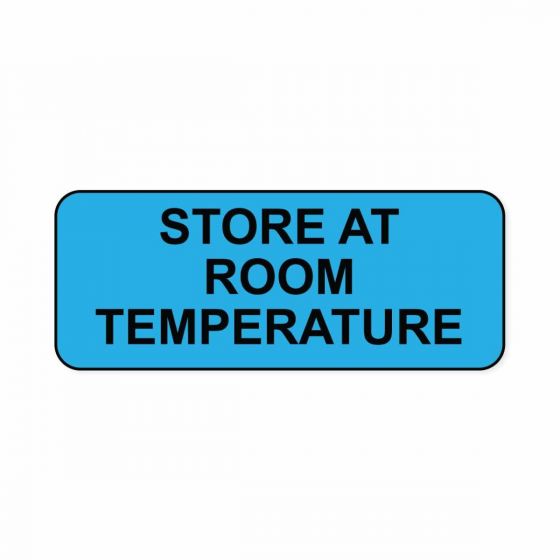 Lab Communication Label (Paper, Permanent) Store At Room  2 1/4"x7/8" Blue - 1000 per Roll