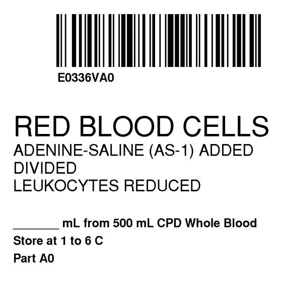 ISBT 128 Label (Synthetic, Permanent) "Red Blood Cells'' 2"x2" White - 500 per Roll