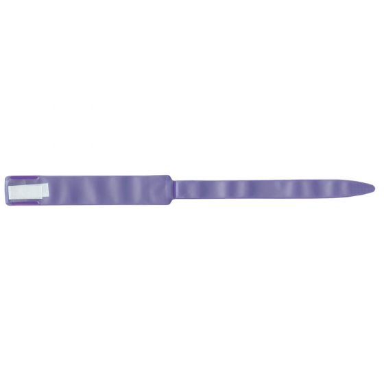 Soft-Lock® Insert Wristband Vinyl 1" x 13" Adult Purple, 250 per Box