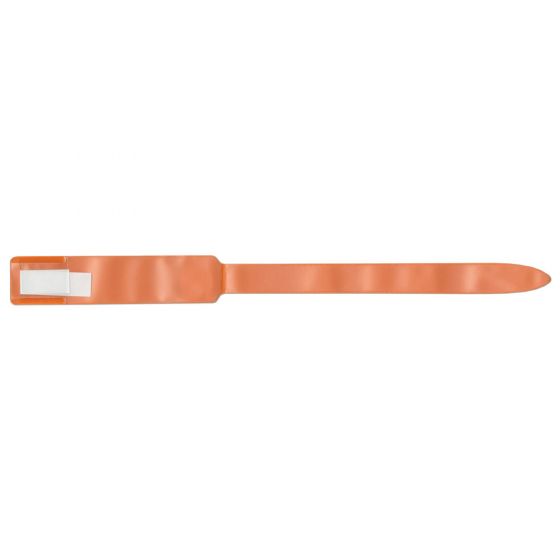 Soft-Lock® Insert Wristband Vinyl 1" x 11" Adult/Pediatric Orange, 250 per Box