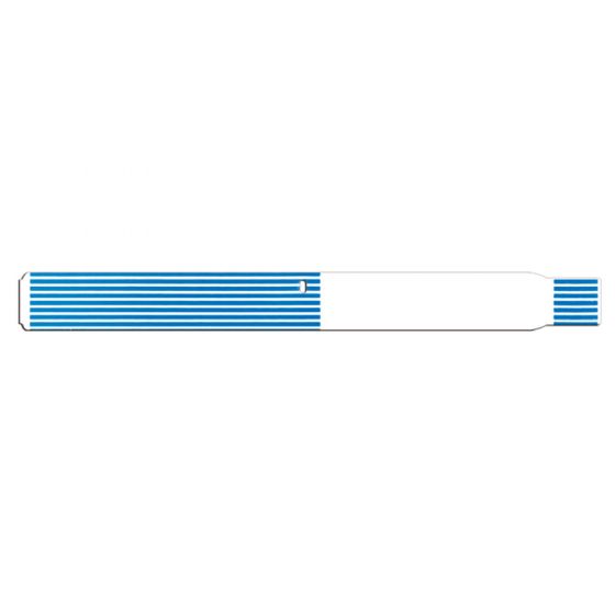 ScanBand® Thermal Wristband Adhesive Closure 1-1/8" x 11-1/2", 1" Core Adult Blue, 400 per Box