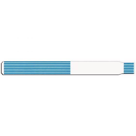 SCANBAND® THERMAL WRISTBAND THERMAL ADHESIVE CLOSURE 1 1/8"X11 1/2 1" ADULT BLUE - 340 PER BOX