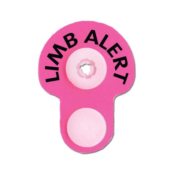 Ident-Alert® Alert Bands® Clasp Poly "Limb Alert" Pre-Printed, State Standardization Adult/Pediatric Day Glow Pink - 240 per Box