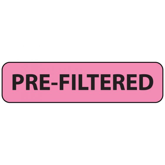 Label Paper Removable Pre-filtered, 1" Core, 1 1/4" x 5/16", Fl. Pink, 760 per Roll