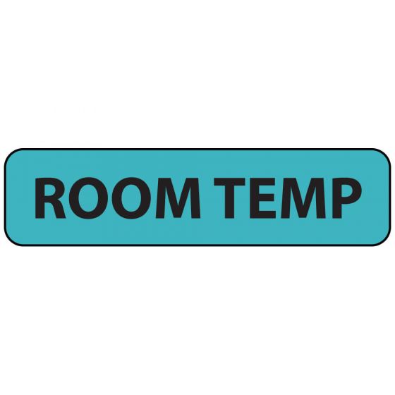 Label Paper Removable Room Temp, 1" Core, 1 1/4" x 5/16", Blue, 760 per Roll