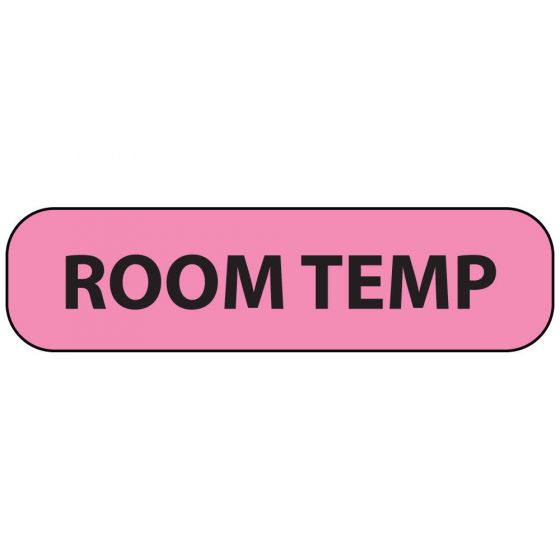 Label Paper Removable Room Temp, 1" Core, 1 7/16" x 3/8", Fl. Pink, 666 per Roll