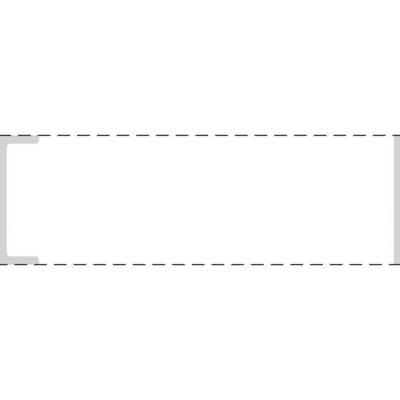 Label Cerner Direct Thermal Paper Permanent 3" Core 3x1" White 5000 per Roll, 2 Rolls per Box