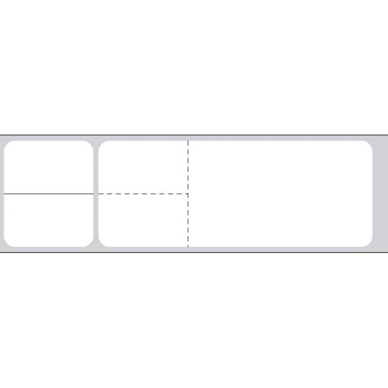 Misys/Sunquest/Epic Direct Thermal Label, Paper, 4-1/8"x1-3/16" 3" Core, White, 4300 per roll, 2 rolls per box