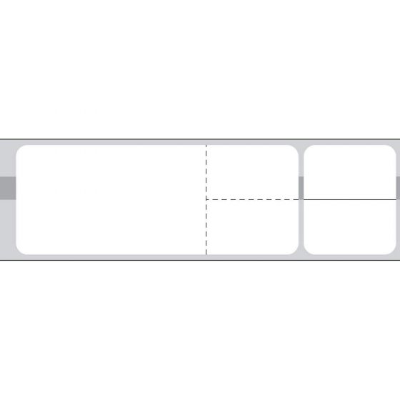 Label Misys/Sunquest Direct Thermal Paper Permanent 1 1/2" Core 4 1/8"x1 3/16" White 1200 per Roll, 8 Rolls per Box