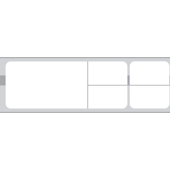 Label Misys/Sunquest Direct Thermal Paper Permanent 1 1/2" Core 4 1/8"x1 3/16" White 1200 per Roll, 8 Rolls per Box