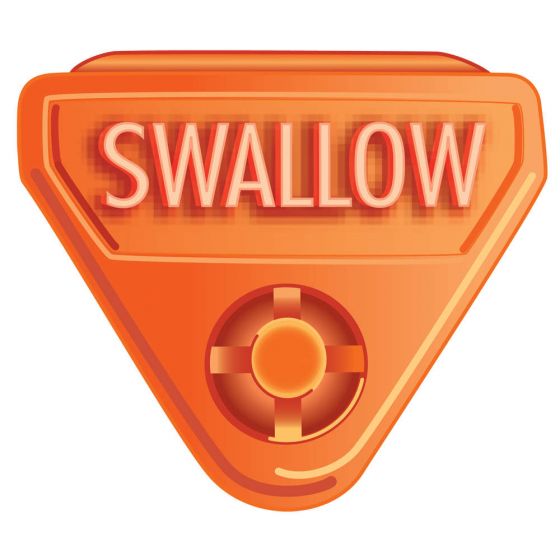 WBCLASP-SW6 - CSWB IAS ALERT EMB "SWALLOW" 250PK OR