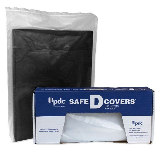 Safe-D-Covers™ Disposable Cassette Cover Zip Top Slippery Fits 17" x 17", 100 per Box