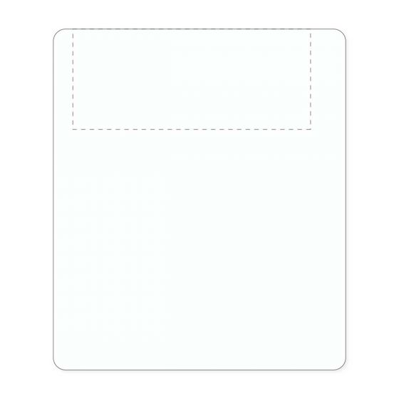 Direct Thermal HIPAA Compliant Perforated Label, Paper, 3" x 3-1/2," 3" Core