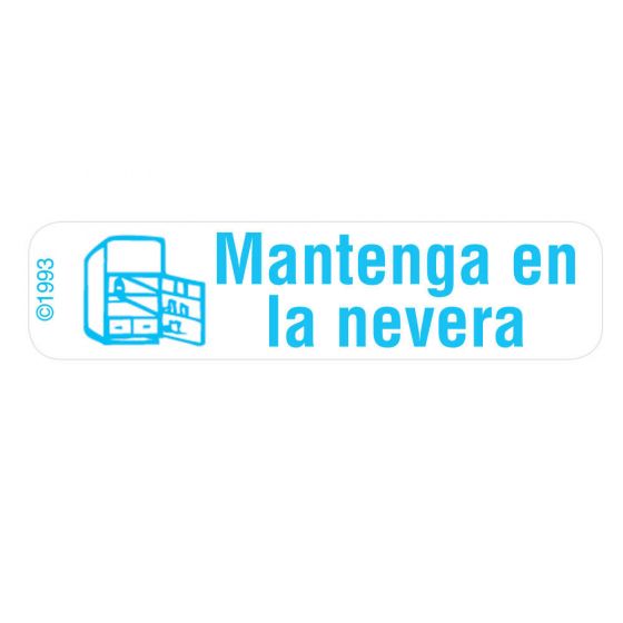 LABEL, MANTEGNA EN LA NEVERA, WHITE, 500 PER ROLL