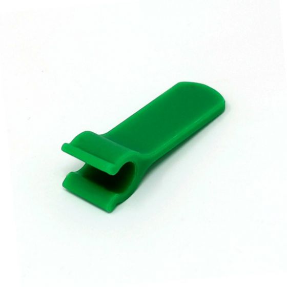 Ident-Alert® IV Port Clips - Green, 200 Clips