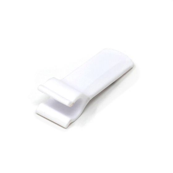 Ident-Alert® IV Port Clips - White, 200 Clips