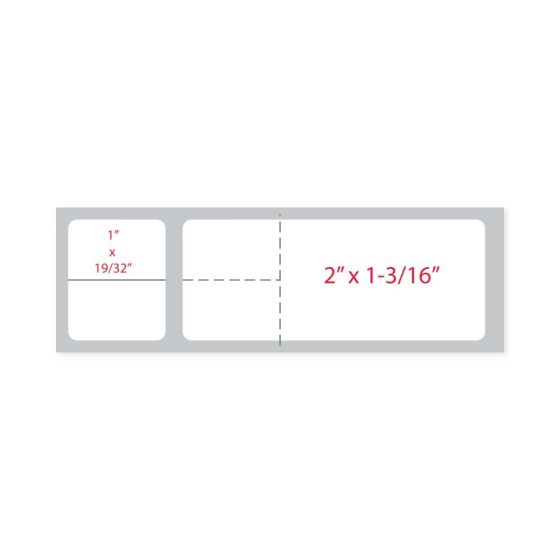 Label Misys/Sunquest Direct Thermal Paper Permanent 1" Core 4 1/8"x1 3/16" White 1200 per Roll