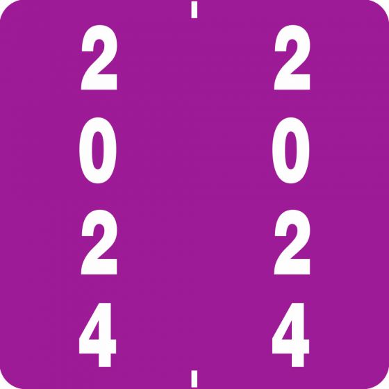 AFV Compatible Color Code Label Year "2024"