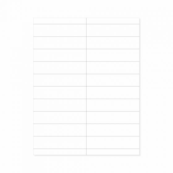 CHART LABELS LASER PORTRAIT, PREMIUM 4 1/4X1 WHITE