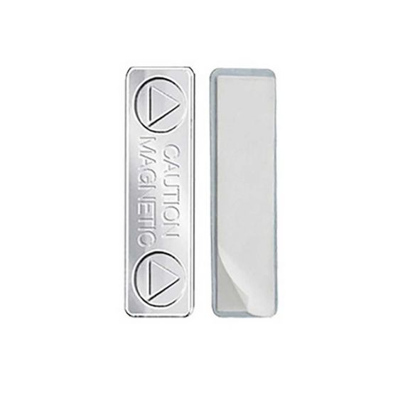 Two-Piece Zinc-Plated Magnet Set, 1-3/4" x 1/2"