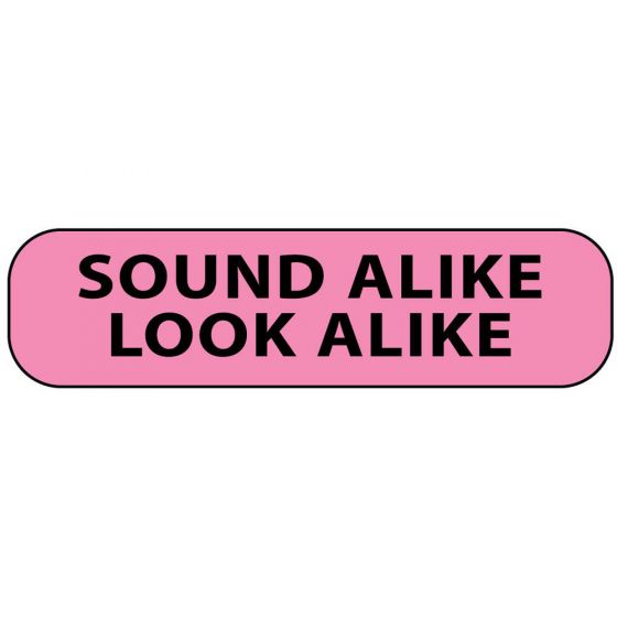 Label Paper Removable Sound Alike Look, 1" Core, 1 7/16" x 3/8", Fl. Pink, 666 per Roll