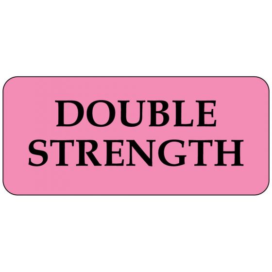 Label Paper Removable Double Strength, 1" Core, 2 1/4" x 1", Fl. Pink, 420 per Roll