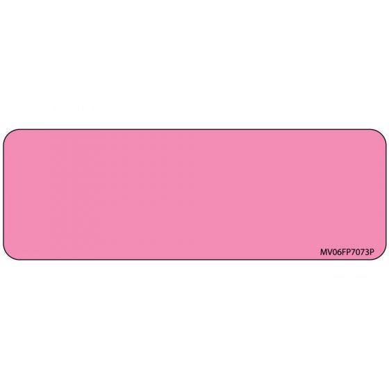 Label Paper Permanent, 1" Core, 2 15/16" x 1", Fl. Pink, 333 per Roll