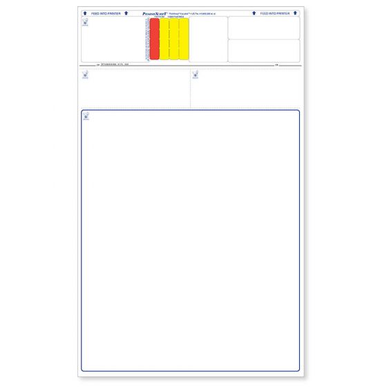 PharmeXcript® Label Form with Patented Flickaway® Technology Laser Permanent 8-1/2" x 14" White, 1000 per Box