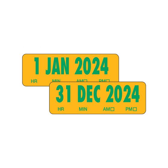 AFV Compatible Color Code Label Year "2024"